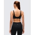 thumbnail image 2 of CRZ YOGA Butterluxe Twist Deep V Neck Sports Bra For Women, 2 of 7