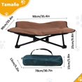 thumbnail image 2 of Cama Elevada Plegable para Perro Grande 90x90x25cm, Portátil Camas para Perros para Perros Grandes y Medianos, Uso Interior/Exterior, Malla Transpirable Lavable, con Bolsa de Almacenaje, 2 of 9