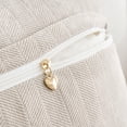 thumbnail image 4 of Fundas de almohada decorativas MIULEE, 50 x 50 cm, 2 unidades, color beige, 4 of 7