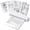 White, variant on Wireless Thermal Printer, Portable Inkless Printer Supports US Letter & A4, Compatible with iOS Android Laptop, Bluetooth Printer for Home Car Office Travel,White