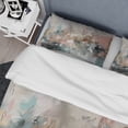 thumbnail image 4 of Designart "Abstract Painting with Bold Brushstrokes I" Abstract Bedding Covert Set - Abstract Collages Cream Abstract Bed Set With 2 Shams, 4 of 6