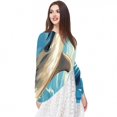 thumbnail image 5 of Dolphin Chiffon Hair Scarf for Women, Lightweight Breathable Silk Scarf, 180*73 inches, Head Wrap for Summer and Fall Fashion, 5 of 6