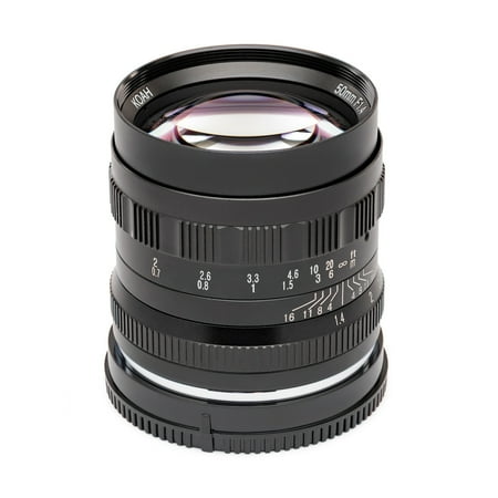 UPC: 0663701837124 | Koah Artisans Series 50mm f/1.4 Manual Focus Lens for Fujifilm FX (Black)