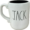 thumbnail image 2 of Rae Dunn Disney Jack Skellington Ceramic Coffee Mug - White with Jack & Smiley Face, 2 of 6