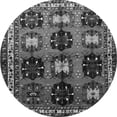 thumbnail image 1 of Ahgly Company Indoor Round Persian Gray Traditional Area Rugs, 8' Round, 1 of 1