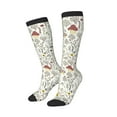 thumbnail image 2 of Haiem Colorful Mushrooms and Plants Socks, Funny Novelty Crazy Design Cotton Socks Sports Socks Knee High Socks For Men, Women,1Pairs - Gift For Working Friends, 2 of 9