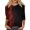 Hot Pink, variant on Halloween Tops for Women Castle Skeleton Crew Neck Spooky T Shirts Spider Ghost 3/4 Sleeve Horror Shirts, S