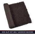 thumbnail image 4 of CPDD Large Bathroom Rug Non Slip Bath Mat (47x17 Inch Brown) Water Absorbent Super Soft Shaggy Chenille Machine Washable Dry Extra Thick Perfect Absorbant Best Plush Carpet for Shower Floor, 4 of 5