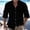 Black, variant on Men'S Shirts Linen Button Up Shirt For Foreign Trade Summer Beach Shirt Long Sleeved Collar Spring And Summer Casual Daily Clothing Orange M