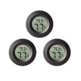 thumbnail image 1 of Mini Round Hygrometer Thermometer Indoor Outdoor Humidity Meter Fahrenheit Celsius Switchable 3 Pack, 1 of 6