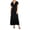 Black - black, variant on 24seven Womens Empire Waist Maxi Dress, Black, X-Large