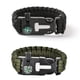 thumbnail image 1 of Pulseras de supervivencia para kits de equipo de camping, brújula integrada, multiherramientas de emergencia, 1 of 5