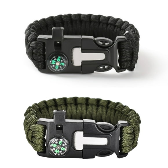 Survival Bracelets for Camping Gear Kits,Embedded Compass,Emergency Multitools