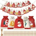 thumbnail image 2 of Advent Calendar For Filling 2024 Advent Calendar To Fill Yourself 24 Advent Calendar For Filling Children Large Fabric (24pcs), 2 of 4