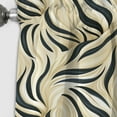 thumbnail image 3 of Designart "Zebra Harmony In Cream" Abstract Blackout Modern Curtain, Abstract, 3 of 4