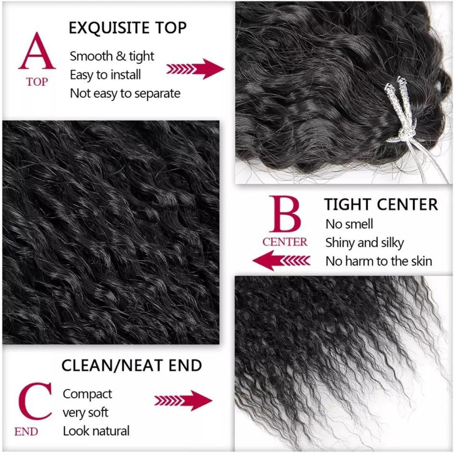Aorsher Deep Wave Bundles Human Hair 26 Inch Wet and Wavy Bundles 100% Unprocessed Virgin Curly Weave Bundles Human Hair 1 Bundles Black