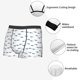 thumbnail image 3 of Balery Cute Shark Calzoncillos bóxer para hombre, ropa interior de algodón suave y transpirable con cinturilla de nailon-Large, 3 of 5