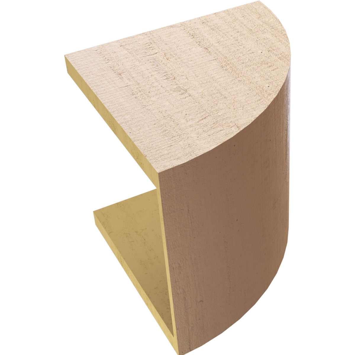 11"W x 11"D x 11"H Wide Durham Rough Cedar Woodgrain TimberThane Corbel, Primed Tan