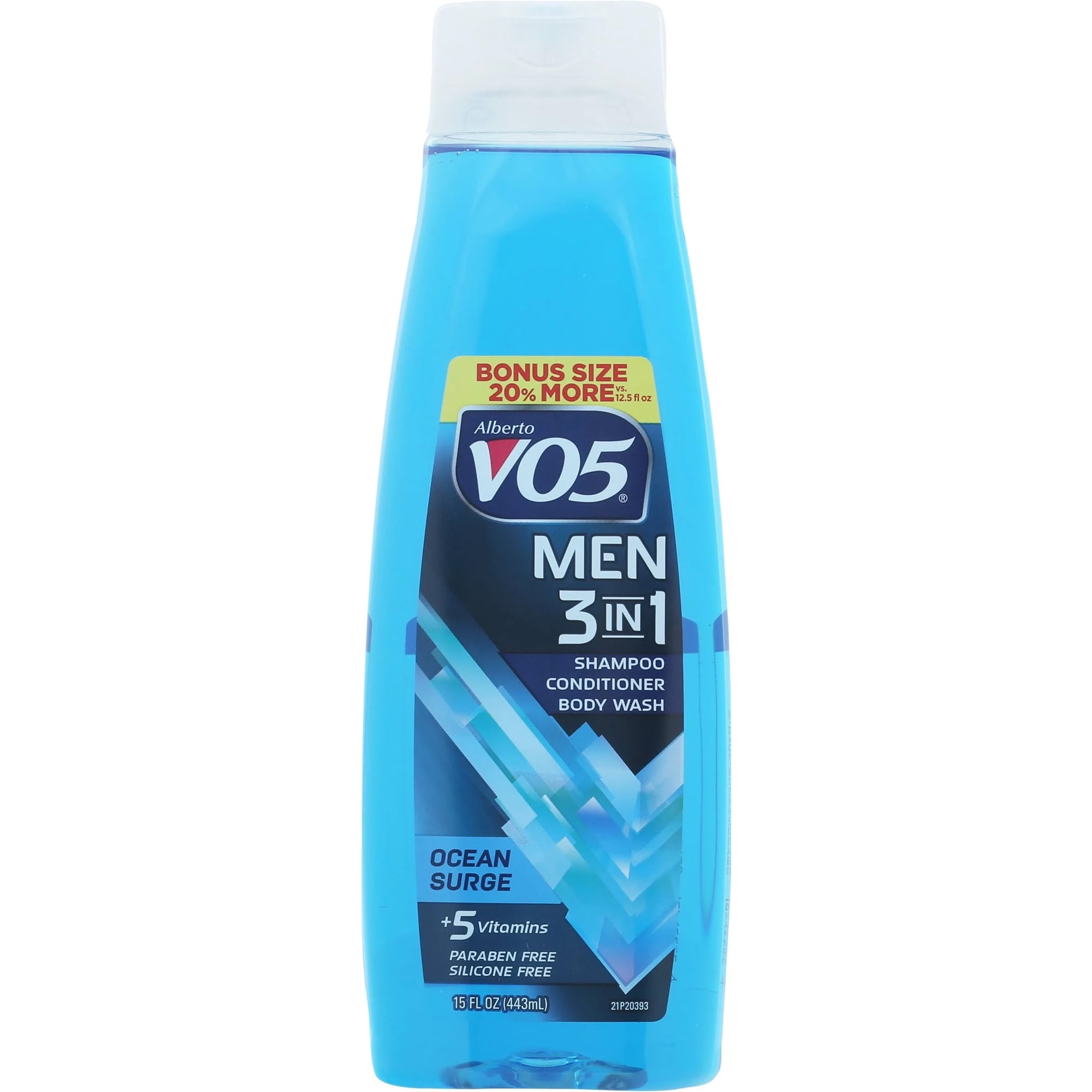 VO5 Men 3-in-1 Ocean Surge Shampoo, Conditioner Body Wash, 15 Oz, Pack of 3