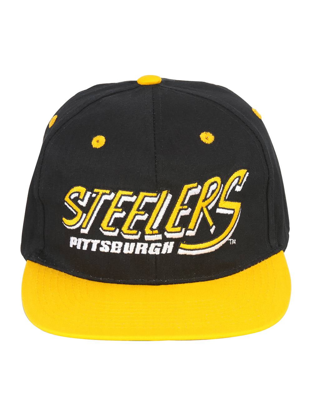 steelers flat bill hats