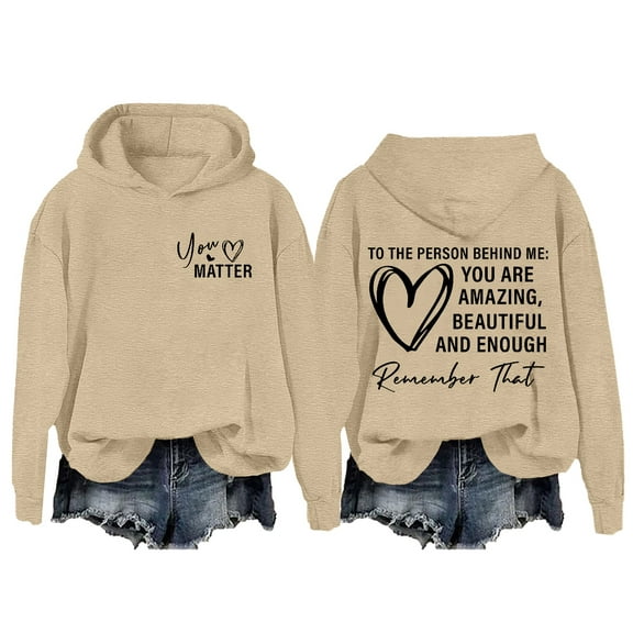Baberdicy Plain Sweatshirt Women Under 20$, to The Person Behind Me Hoodie Dear Person Behind Me Hoodie You Are Amazing Enough Hoodie Unisex Hoodie