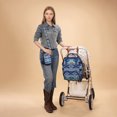 thumbnail image 6 of Wrangler Callie 3-Piece Diaper Bag Backpack Set with Pacifier Case and Bottle Bag, Navy, 6 of 8