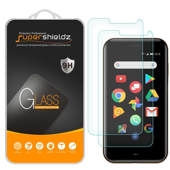 [2-Pack] Supershieldz for Palm Phone Tempered Glass Screen Protector, Anti-Scratch, Anti-Fingerprint, Bubble Free