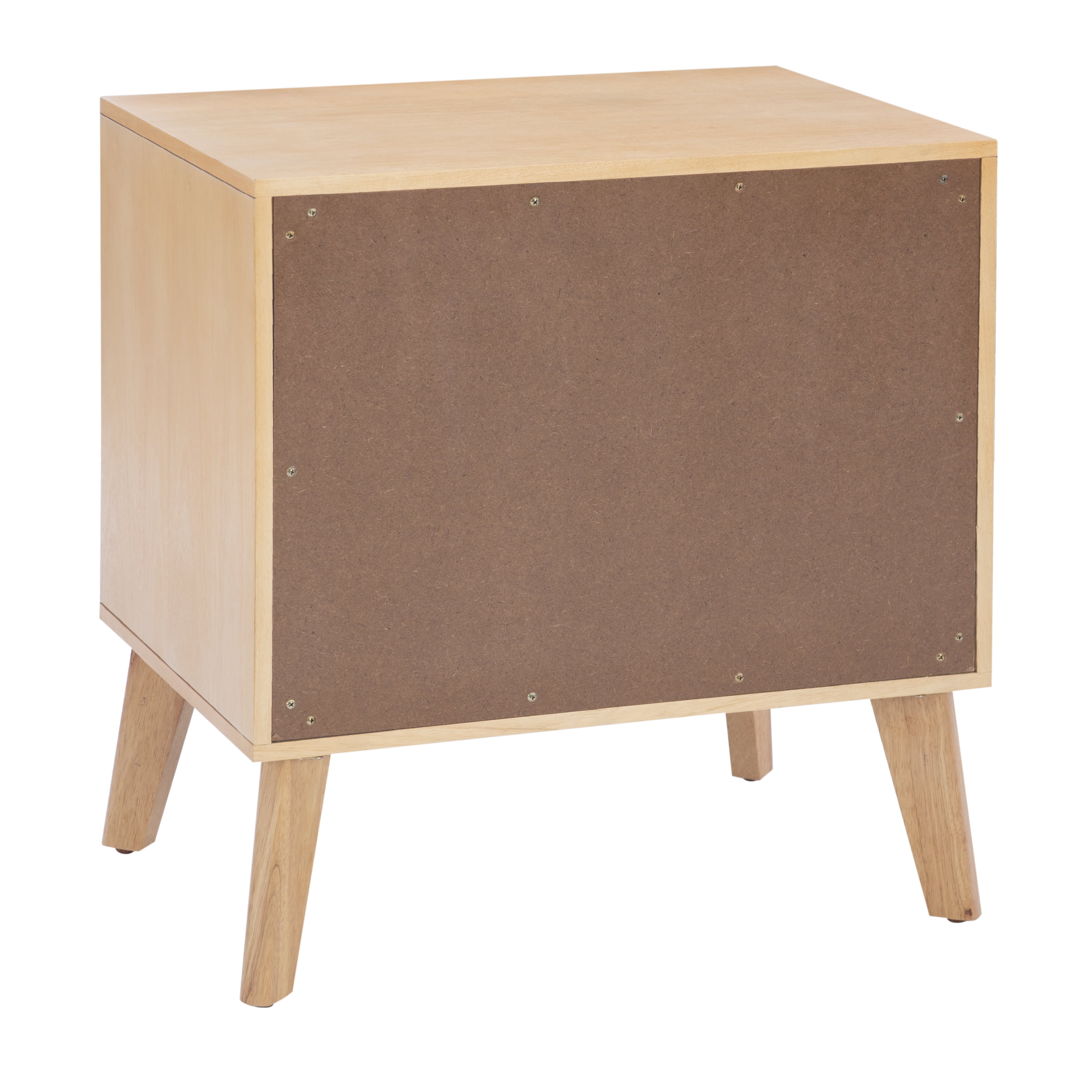 Powell Beelner 2-Drawer Nightstand, Natural Cane