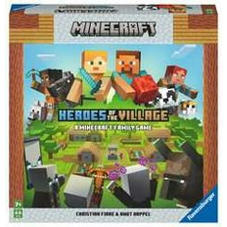 Ravensburger - Minecraft: Heroes of the Village - Cooperative Minecraft Board Game - Multicolor