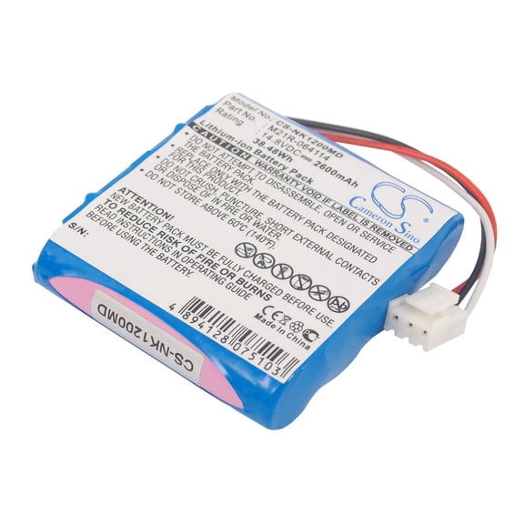 Battery for Nihon Kohden Edan SE-1 SE-1200 SE-3 VE-300 HYTB-102 M21R-064114
