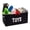 Black, variant on Woffit Toy Storage Organizer Chest for Infants use at Home Polyester, Chevron