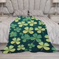 thumbnail image 5 of Riforla St. Patrick's Day Blanket Super Soft Flannel All Season Lightweight Living Room/Bedroom Warming Blanket 130x150cm A_001, 5 of 8
