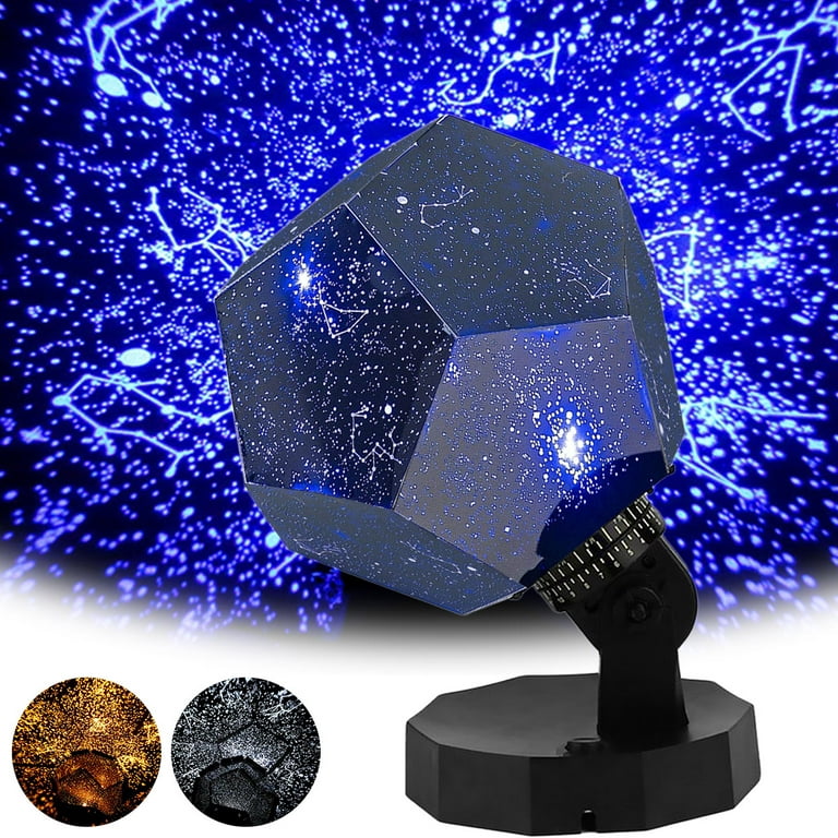 Flgard Star Projector Galaxy Lamp Starry Sky Night Light for Kids 3 Colors Star Sky Light Projector 360 Degree Rotating Rechargeable Cosmos Celestial Night