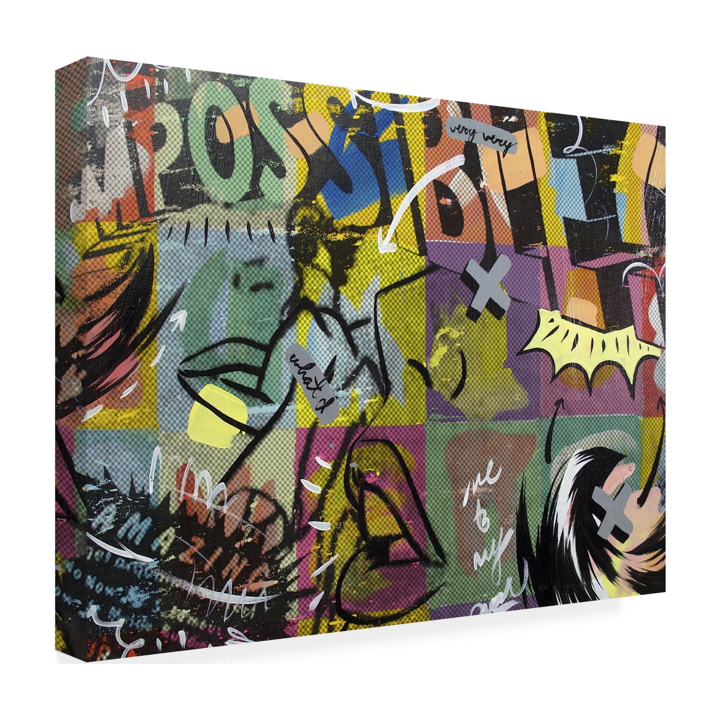 Dan Monteavaro 'IMPOSSIBLE' Canvas Art