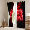 thumbnail image 3 of Erosebridal Rideaux et Draperies Rouges pour Manette de Jeu (52x84), Rideaux Occultants Imprimés Aquarelle pour Chambre, Décoration de Chambre, 3 of 6