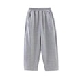 thumbnail image 3 of Hiijoy Boys Casual Sweatpants Kids Loose Elastic Waist Pants Straight Pockets Trousers, 3 of 9