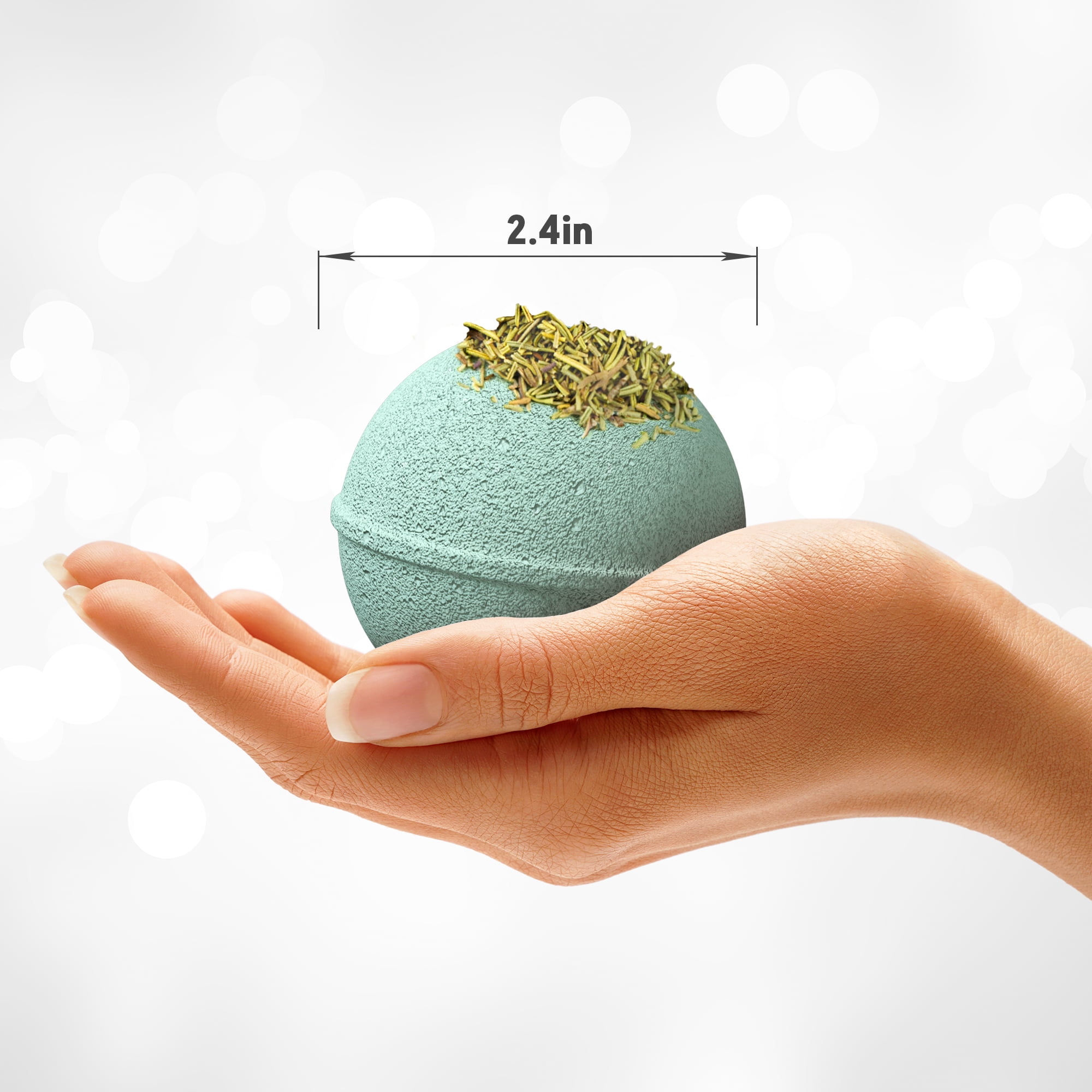 Organic All Natural Bath Bombs for Women Men with Dead Sea and Epsom Salts Handmade in USA Safe by Relaxcation 6 Set