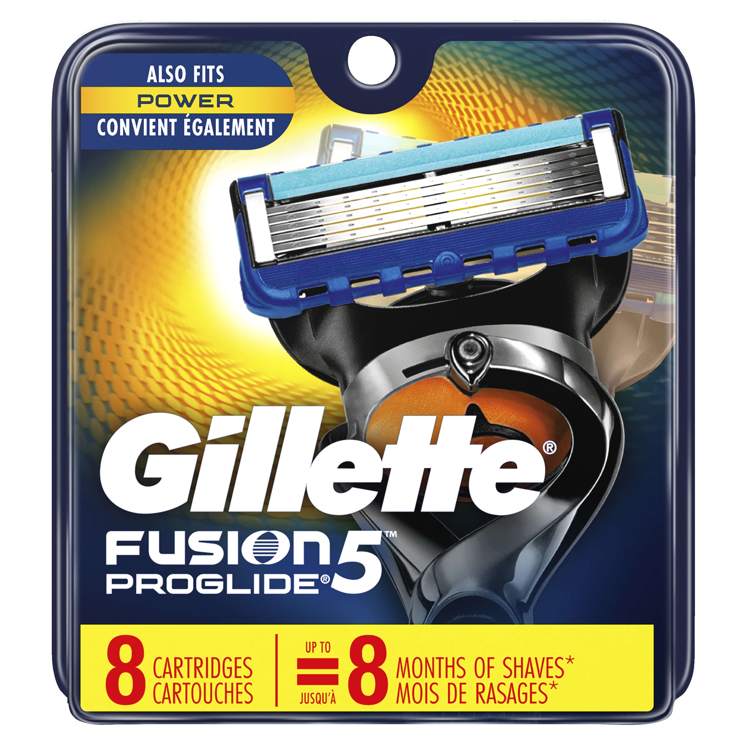 8 Refills each New Lot of 2 x Gillette Fusion5 ProGlide Men’s Razor Blades 