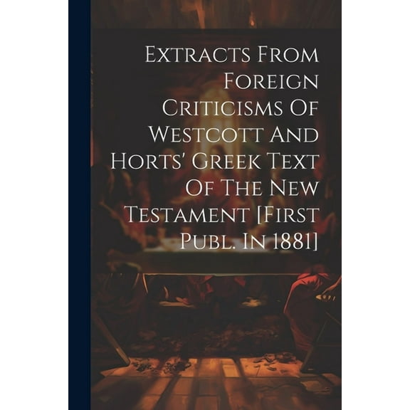 Extracts From Foreign Criticisms Of Westcott And Horts' Greek Text Of The New Testament [first Publ. In 1881] (Paperback)