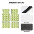 thumbnail image 4 of Honeii Avocado And Toast Print Car Foot Mat Four-Piece Set - Front & Rear Universal Car Floor Mats for SUVs, Trucks, Sedans, 4 of 7