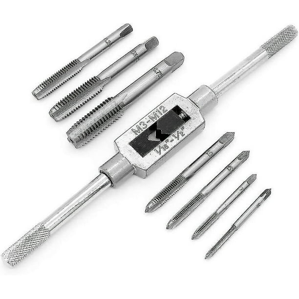 Pieces Metric Tap Set Adjustable Hand Metric Thread Tap Tap With