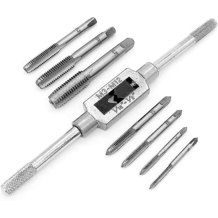 Pieces Metric Tap Set - Adjustable Hand Metric Thread Tap Tap With ...