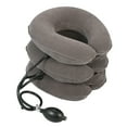 thumbnail image 1 of Graflsoa Portable Inflatable Neck Massager with Triple Air Chambers for Shoulder and Cervical Relief, Handheld Traction Device for Home Use, Adjustable Neck Pillow in Grey, 1 of 6