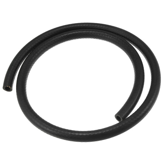 Car Flexible Straight Heater Hose Multi Purpose Hose Rubber Black 1m 3.28ft Length 10mm 0.39" Inner Diameter