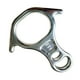 thumbnail image 1 of 40kn 8 forma una aleación de aluminio de rappel de rappel de forma profesional de aluminio profesional ligero Plateado, 1 of 8