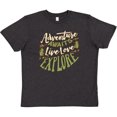 thumbnail image 3 of Inktastic Camping Hiking Trekking Adventure Youth T-Shirt, 3 of 5