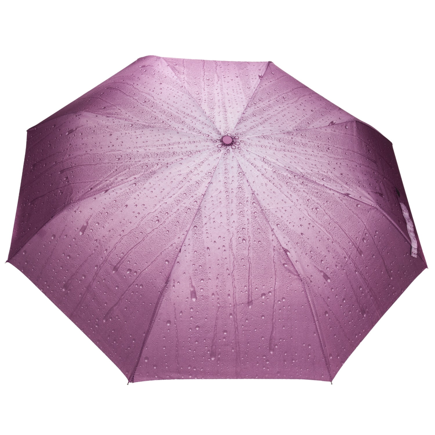 Raindrop Design 8 Frame Weather Resistant Automatic Adult Umbrella