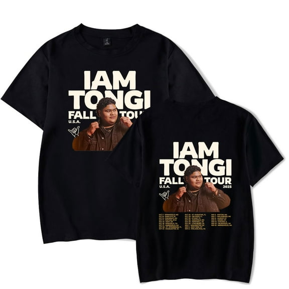 Iam Tongi Fall Tour 2025 T-Shirt Merch Women/Men Unisex Summer Short Sleeve Tshirt Streetwear