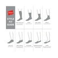 thumbnail image 4 of Hanes Comfort Fit Women's No-Show Socks, 6-Pairs Assorted White/Colors 5-9, 4 of 4