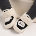 thumbnail image 4 of REDARER Baby Warm Booties Plush Lined Soft Sole, Non- Indoor Outdoor Boots for Toddlers, Cozy Winter First Walkers for Boys Girls,Color:Black,Size:6, 4 of 6